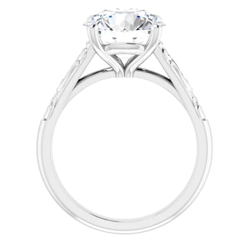 2 Ct. Solitaire Round Lab Diamond Engagement Ring4