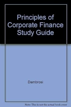 Paperback Principles of Corporate Finance Study Guide Book