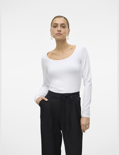 VERO MODA VMLULU LS U-Neck TOP JRS GA NOOS
