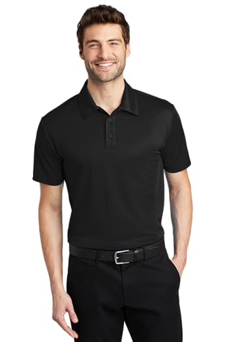 Port Authority Silk Touch Performance Polo. K540, Black, L2