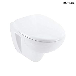 Kohler Patio/Atila 10614IN-0 Quiet-Close Plastic Toilet Seat And Cover (White)