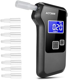 ACT2600 Portable Breathalyzer Device Alcohol Test by BELLADDY INC – Fuel Cell Sensor