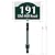 SmartSign 7 x 10 inch Custom House Address Yard Sign with 18 inch Stake (Dome Design), 40 mil Reflective Rustproof Aluminum With UV-Proof Overcoat, Choose Color, Set of 1, Made in USA