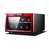 ★ 【Seguridad y ahorro de energía】 El gabinete para vinos tiene cableado estable, operación estable, refrigerante ecológico, no contiene flúor, diferentes elementos de temperatura en diferentes rangos de temperatura, control inteligente de energía, modo de espera automático y ahorro de energía.