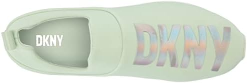 DKNY Women's Comfortable Chic Shoe Jadyn Sneaker, Seafoam, 9 | Image 4