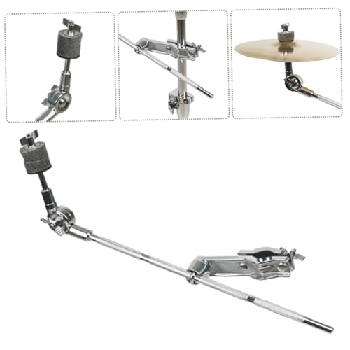 Abaodam Drum Cymbal Arm Holder Heavy Duty Boom Arm Bracket para Splash Crash y Efectos Cymbals y Hardware de Batería Fácil de Instalar miniatura 7