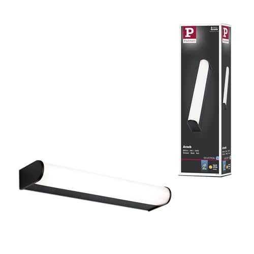 Paulmann 71211 WD Arneb IP44 LED 9W 326mm Schwarz 230V Alu/Acryl