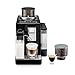 De'Longhi Rivelia EXAM440.55.B - Fully Automatic Coffee Machine with Milk LatteCrema Hot (included) and Cold (sold separately), Bean Switch System, 3.5" Touchscreen, 19 bar, Onyx Black