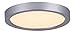 CANARM LED-SM55DL-BN-C LTD 5.5" LED Round Disk Light, Surface Mounted, Line Volt Without Driver, Painted Brushed Nickel with Acrylic Lens, Bushe Nickle