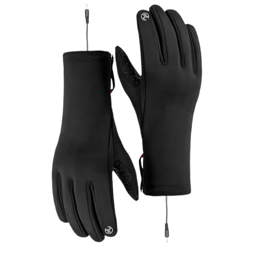 Genérico Guantes Térmicos para Mujer - Manoplas Recargables por USB Táctil 3 Niveles de Temperatura,Guantes para Clima Frío,Unisex Invierno Esquí Snowboard Acampada Ciclismo Senderismo