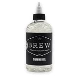 Beard Shave Gel by BREW Grooming - Clear Gel for Perfect Edging & Smooth Shaving - Made With Hops, B