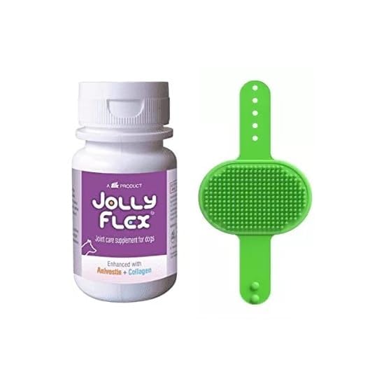 BULLYPET Jolly Flex Joint Support Tablets for Dogs by Jolly and Cutie Pets - 30 Tabs (Pack of 1) with Glove (B0CT3GYC15) Amazon Price History, Amazon Price Tracker