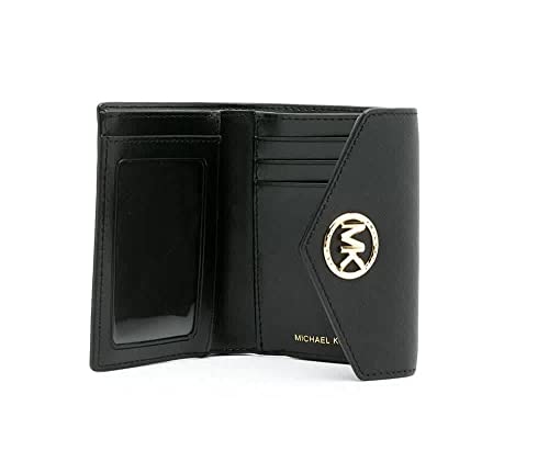 Michael Kors Womens Greenwich Medium Envelope Wallets Trifold Black One Size #TOP2