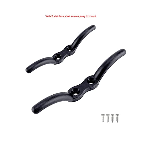Ferragens para Iates Marítimos Nylon Flagpole Cleat Hook Flag Rope Cleat Sailboat Sailing Mast Halya