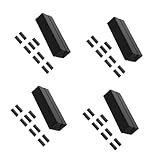 OUNONA Kartenaufsteller 4 Sätze Valentinstag Organisation Clip Ort Postkarte Nummer Steht Tischkartenhalter Office Organizer Kartenhalter Aus Holz Veranstalter Beachten Hölzern Black 20 Stück * 4