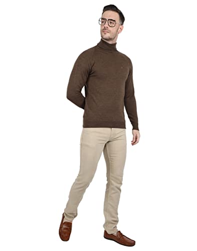 Image of Monte Carlo Men Wool High Neck Pullover Sweater