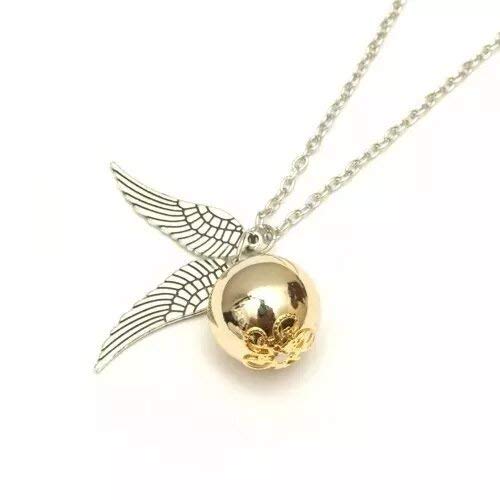 Kit 10 Colar Harry Potter Pomo De Ouro Promoção Atacado