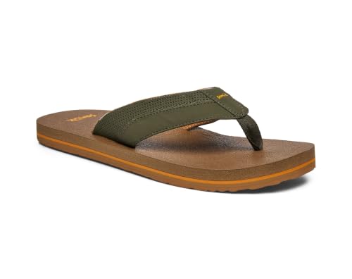Image of Sanuk Beer Cozy IV Mens Flip Flops - Memory Foam Beach Sandals