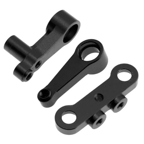 RC�J�[�A�b�v�O���[�h�p�[�c Compatible With TAMIYA For BBX BB-01 BB01 1/10 RC�N���[���[�J�[�A�b�v�O���[�h�A�N�Z�T���[�p�[�cRC�J�[�T�X�y���V�����A�[���L�b�g�X�e�A�����O�O���[�v(Black)