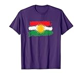 Kurdish Flag Design Kurdistan Kurd T-Shirt