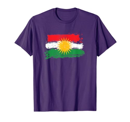 Kurdish Flag Design Kurdistan Kurd T-Shirt
