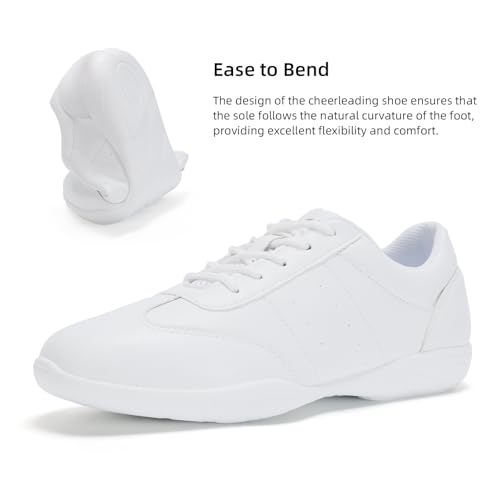 Cheer Shoes Cheerleading Shoes Lightweight Comfortable Dance Athletic Training Tennis Competition Cheerleader Sneakers4
