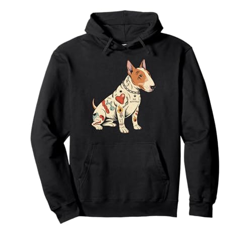 Perro tatuado No Master Funny Rebellious Pup Sudadera con Capucha