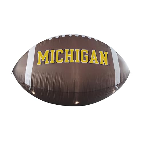 FANMATS NCAA Michigan Wolverines Inflatable Football - Self Inflating Inflatable Display, Built-In Blower & Tethers, Official Team Logo – Show Your Spirit All Year Round by FANMATS - Used condition - Image 6
