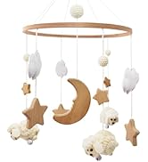 Mobile-Halterung Für Babybett - Höhenverstellbar Mit Süßem Wolken-Design