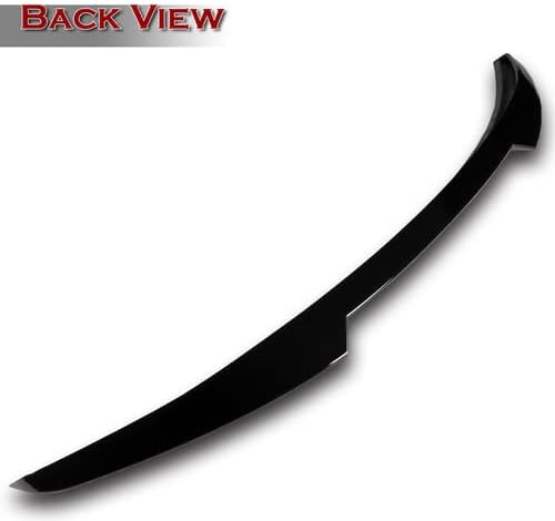 Miniatura 4 de W-Power - Alerón de tapa trasera de maletero de plástico ABS estilo V compatible con Mazda 3 Sedan 2019-2023, 2020 2021 2022 (negro perla)