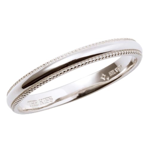 [ザ・キッス] PSR803 21号 【Premium Silver 950】 シンプル メンズ シルバーリング