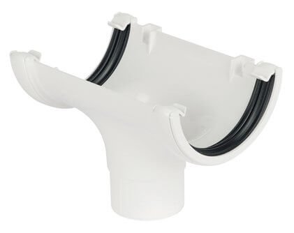 Floplast Hi-Cap Running Outlet 68Mm White 5055149911484