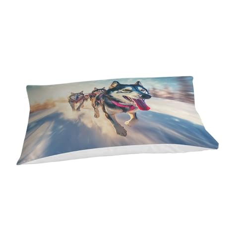 Housse de couette husky 135x200 parure de lit microfbre - 5