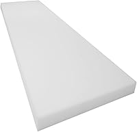 Vista 1 de Mybecca Lámina de cojín de espuma para tapicería de alta densidad, 1 pulgada de alto x 24 pulgadas de ancho x 72 pulgadas de largo