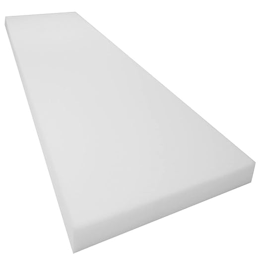 [Mybecca] 1H x 24W x 72L HIGH DENSITY Ultra Firm Upholstery Foam Sheet