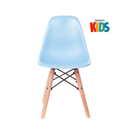 Kit infantil - Mesa Eames Junior azul + 4 cadeiras Eames Junior azul