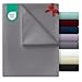 Produktbild Utopia Bedding - Flach Laken ohne Gummizug - 167 x 243 cm - Oeko-TEX Zertifiziert - Weich Gebürstetes Polyester  Mikrofaser  Flaches Blatt  Grau