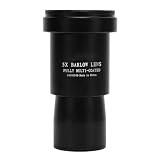 Sxhlseller 1,25 Zoll 5X Barlow-Linse Optisches Glas für Teleskop-Okular