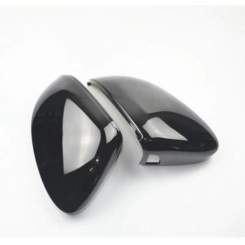 For Golf 8 MK8 R For GTI For R-Line 2020-2022 Car Side Wing Rear View Mirror Cover Case Cap Auto Parts(Gloss Black)