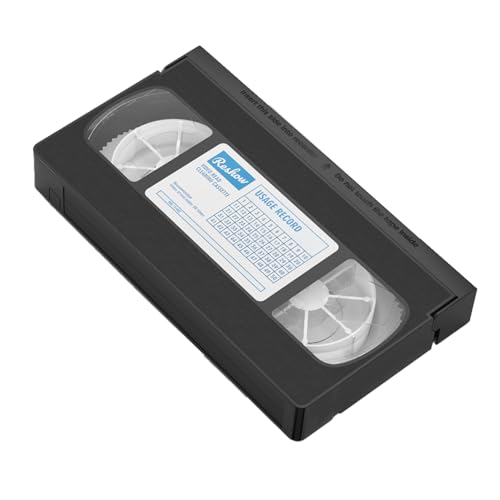 Reshow VCR Head Cleaner/VHS Head Cleaner – Limpiador de cabezal de reproductor VHS y VCR en seco, no requiere líquido