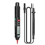 YWBL-WH A3008 Stiftmultimeter, Leichter ABS-Digital-Spannungs- und Stromtester, 6000 Zählungen mit LCD-Display, für den Automobil- und Haushaltsgebrauch (Ohne Phasenfolge)