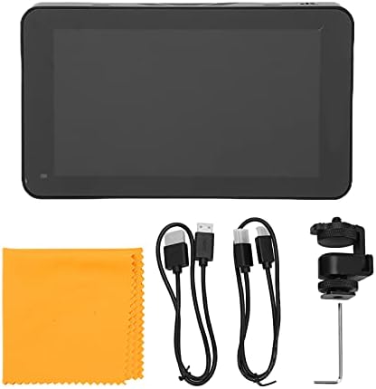 R6 5.5inch Camera Field Monitor, Ultra Bright Touch Screen 4K HDMI Display, 178° Full View, Video Assist Slim HDR Monitor with LUT HDR for DSLR Cameras, Handheld Stabilizer