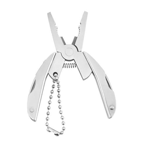Portable Folding Mini Multi-Tool Pliers - Multifunction Stainless Steel Pocket Tortoise Back Wrench With Saw Blade - Versatile Tool Set for Camping & Hiking, Easy to Carry
