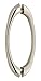 Alno G855-6-PN Back-To-Back C855 Series Modern Pull, Polished Nickel
