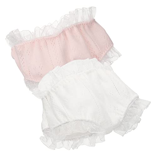 Yardwe 2 Piezas Ropa Interior Muñecas Reutilizables Accesorios rol Niñas de Encaje Color