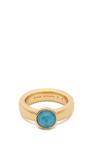 Bague ronde Kate Spade turquoise : le bijou intemporel pour sublimer vos mains