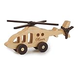 Toy Military Helicopter, Personalized Baby Boy Gift, Wooden Vehicles, Toy 1 2 3 Year Old, Sensory Toy for Toddlers, Easter Gift for Kids