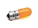 Allen Bradley 800T-N321A Amber Miniature Lamps Bulb 130 VAC/DC