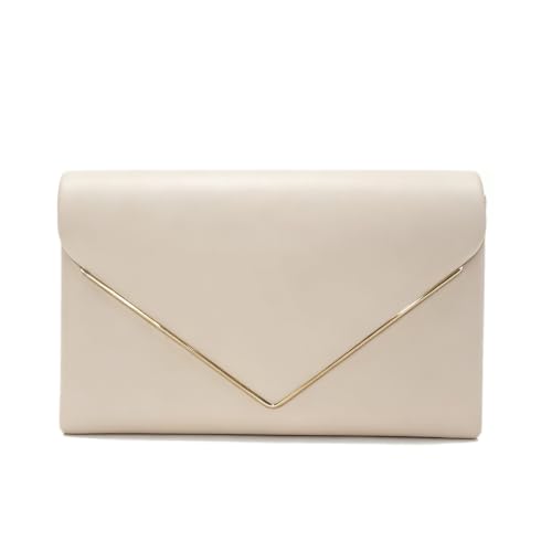 Image of Evening Bags Women Clutch Purse Small Cute Classic Envelop Crossbody Handbag for Formal Wedding Party with Detachable Chain