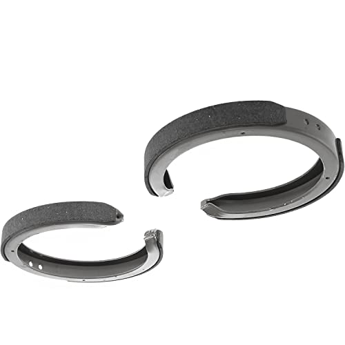 Image of Detroit Axle - Rear Brake Shoes Replacement for Chevrolet Blazer S10 Camaro Venture Buick Rendezvous Cadillac CTS SRX - 2pc Set